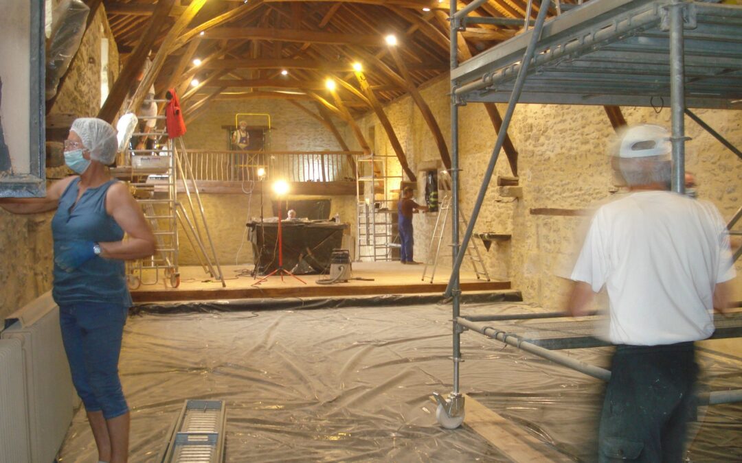 Nettoyage de l’église du Monastère de Martigné