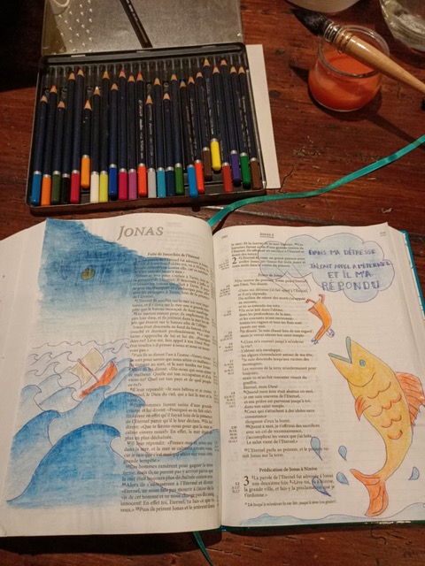 Une nouvelle session « Méditer la Bible par le dessin» très appréciée !
