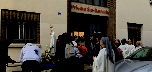 Venue de Notre Dame de Fatima pour les JMJ