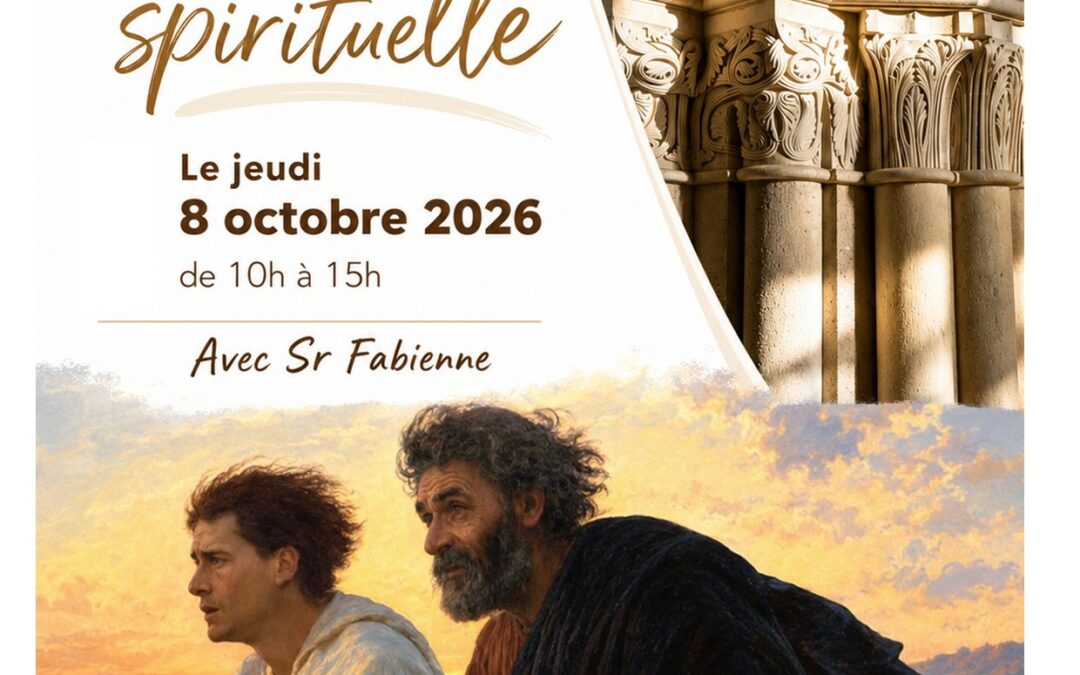 Halte spirituelle le jeudi 8 octobre 2026 avec soeur Fabienne « avec Pierre, faire mémoire pour devenir des vivants dans le Christ! »